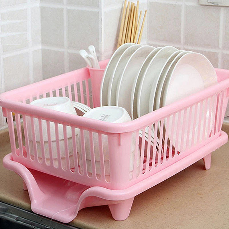 Kitchen Drainage Rack With Drainer Board Countertop Utensils - Problems Solved