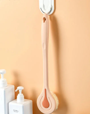 Bathroom Body Brush Kit with Long Handle: Soft-Hair Brush - Problems Solved