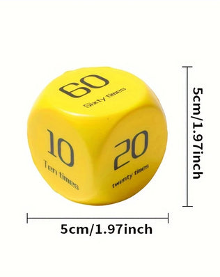 2 PC Fitness Dice Sports Dice (6 sides)-Games for group fitness and exercise classes - Problems Solved