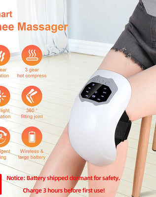 3 Gear Temperature Adjustment Smart Knee LED Display Massager Hot Compress for Shoulders Elbows Knee Gift For Parents Or Elders - Problems Solved