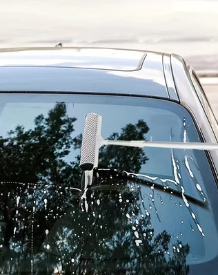 1PC Squeegee Window Cleaner 2 in 1 Retractable Pole Cleaning - Problems Solved