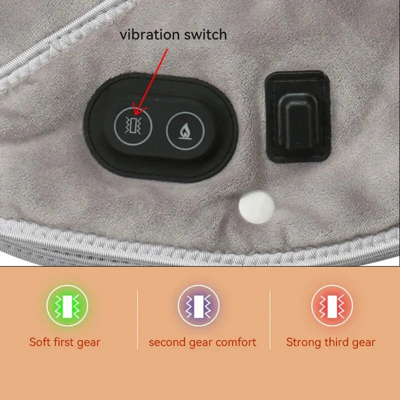 Electric Heating Shoulder Neck Pad Soft Comfortable Thermal Compress Cervical Shawl USB Heated Back Warm Wrap Tool Relief Fatigu - Problems Solved