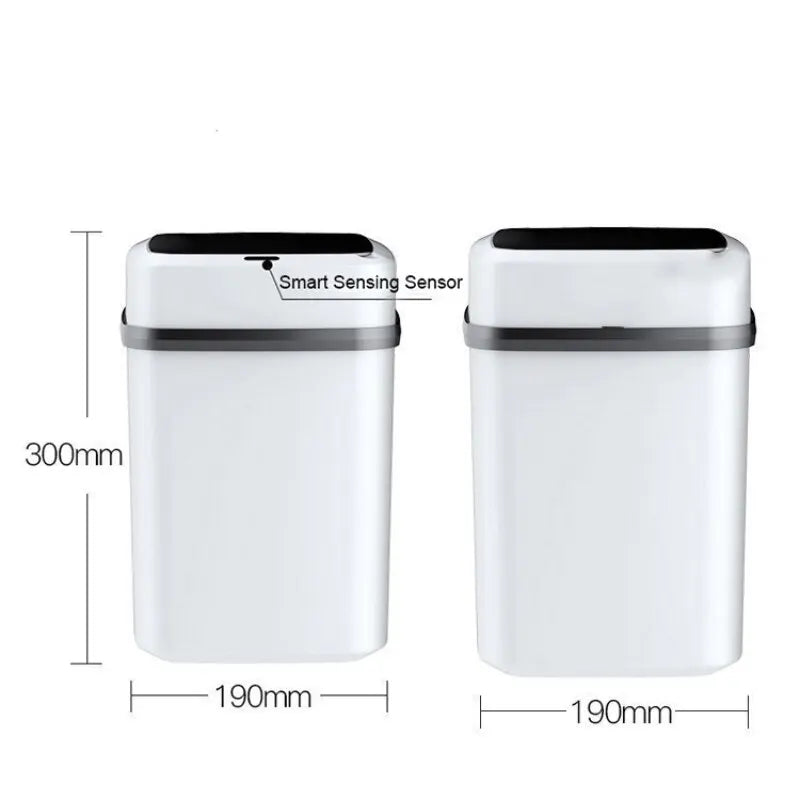 Kitchen Trash Bin 13L Bathroom Touch Trash Can In The Toilet - Problems Solved