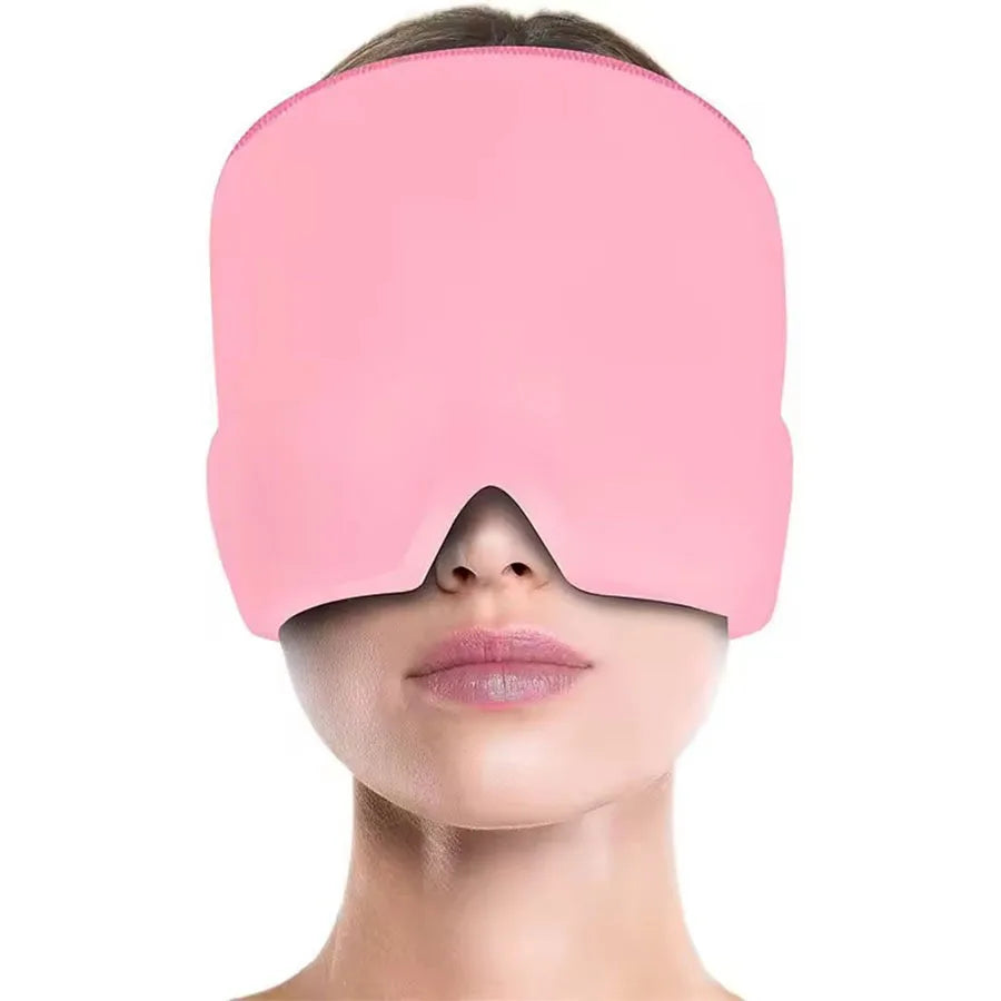 Migraine Relief Hat headache hat Gel Hot Cold Therapy Ice Cap For Relieve Pain Ice Hat Eye Mask Stress Pressure Pain Relief - Problems Solved