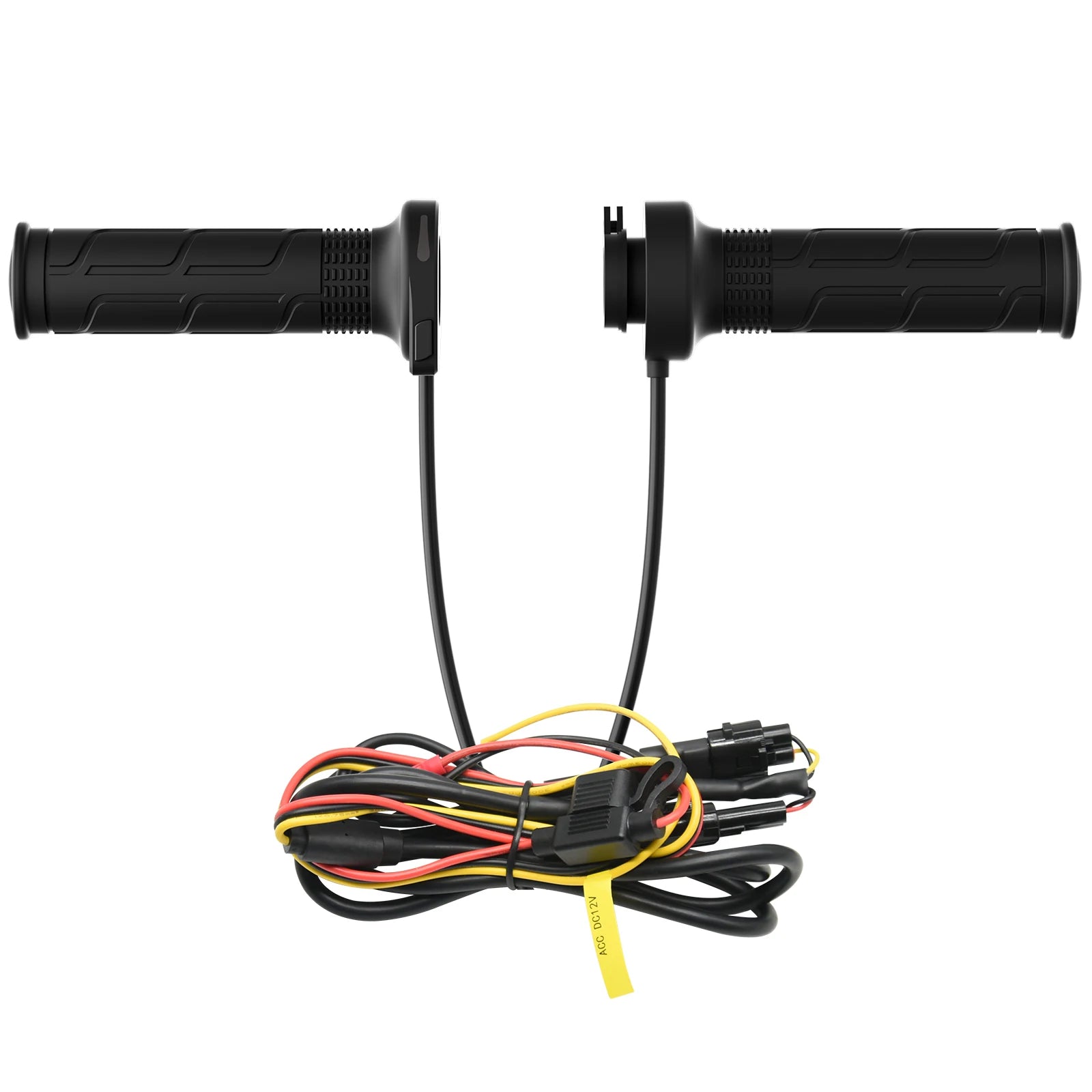 1 Pair 12V 22mm Motorcycle Hand Heated Grips 5-Gear Temperature Adjustable Electric Heating Handle Universal Motorcycle Hot Grip - Problems Solved