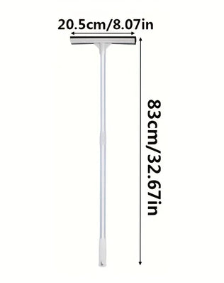 1PC Squeegee Window Cleaner 2 in 1 Retractable Pole Cleaning - Problems Solved