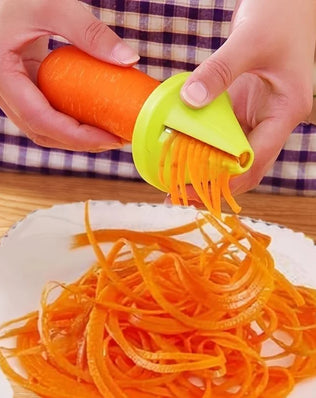 Kitchen Rotating ShredderSpiral Peeler Manual Vegetable Slicer - Problems Solved