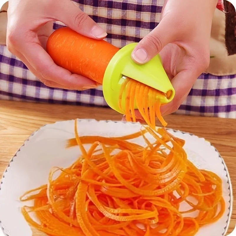Kitchen Rotating ShredderSpiral Peeler Manual Vegetable Slicer - Problems Solved