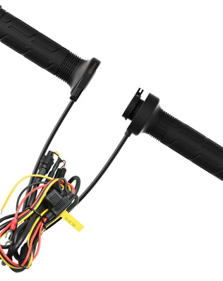 1 Pair 12V 22mm Motorcycle Hand Heated Grips 5-Gear Temperature Adjustable Electric Heating Handle Universal Motorcycle Hot Grip - Problems Solved