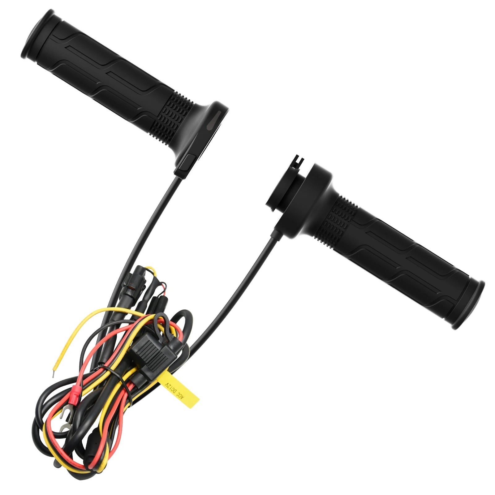 1 Pair 12V 22mm Motorcycle Hand Heated Grips 5-Gear Temperature Adjustable Electric Heating Handle Universal Motorcycle Hot Grip - Problems Solved