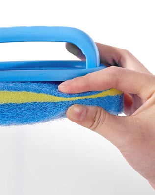 3PCS Cleaning Brush With Handle Sponge Wiping Kitchen Cleaning - Problems Solved