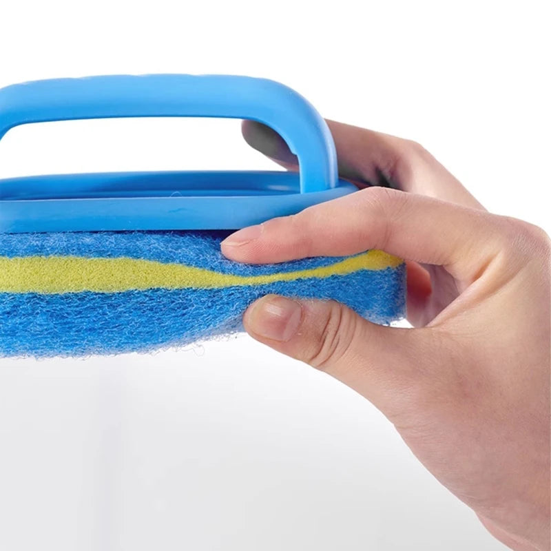 3PCS Cleaning Brush With Handle Sponge Wiping Kitchen Cleaning - Problems Solved