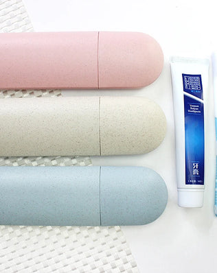 Bathroom Organizer for Toothbrush, Electric Toothbrush Holder, Portable Cosmetic Capsule Travel Case Organiser - Problems Solved