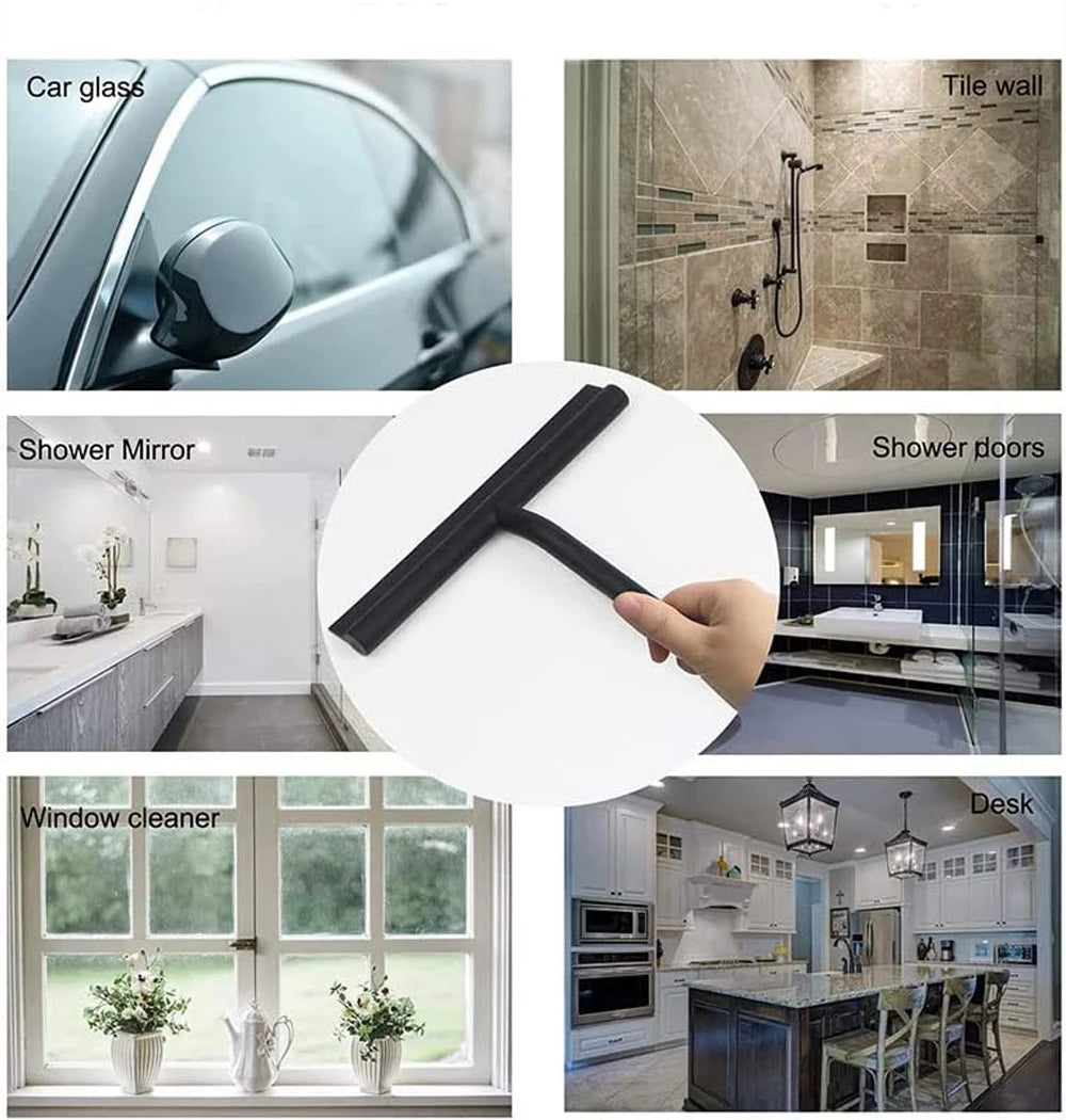 Bathroom Shower Squeegee Household Glass Wiper Window - Problems Solved