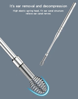 Ear Cleaner 6Pcs/Set Earpick Ear Wax Remover Ear Spoon Curette - Problems Solved