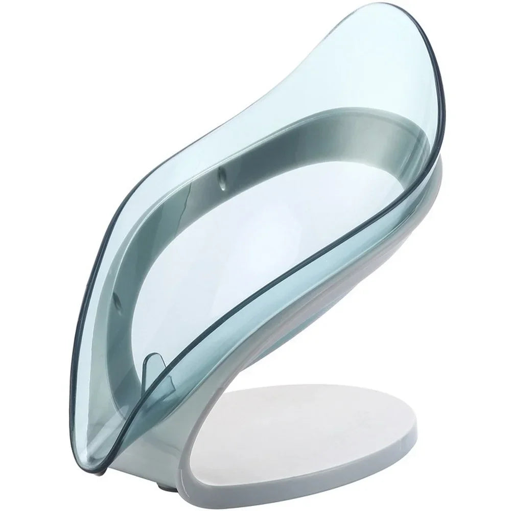 Bathroom Supplies Bathroom Gadgets Soap Holder Drain Dish Storage Plate Tray Leaf Shape Soap Box for Shower Bathroom - Problems Solved