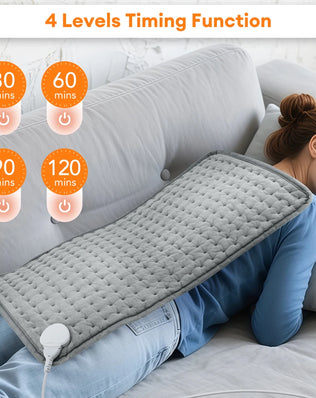 Menstrual Cramps Waist Back Pain Relief Winter Heater 60*30CM Electric Heating Pad Heating Blanket with thermostat Hot Pad for - Problems Solved