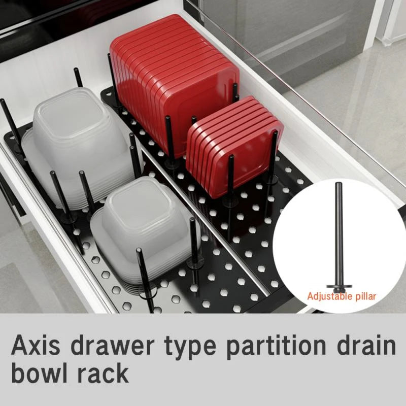 Kitchen Organizer Dish Drying Rack Telescopic Plate Bowl Stand - Problems Solved