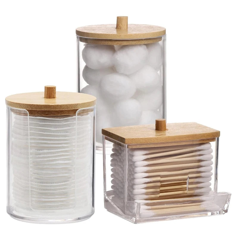 Bathroom Organizer Accessories Set Qtip Holder Storage - Problems Solved