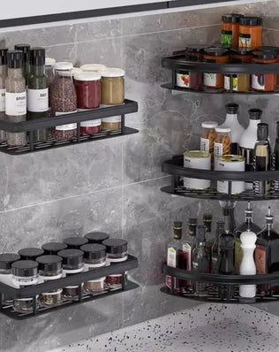 2PCS Bathroom Storage Rack, Bathroom Shelves, No-Drill - Problems Solved