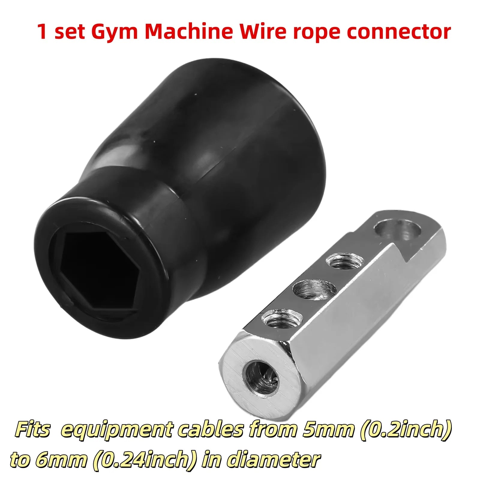 Note Gym Pulley Machine Cable Connectors Feature Protect Equipment Cables Connectors Fit Fitness Equipment Cable - Problems Solved