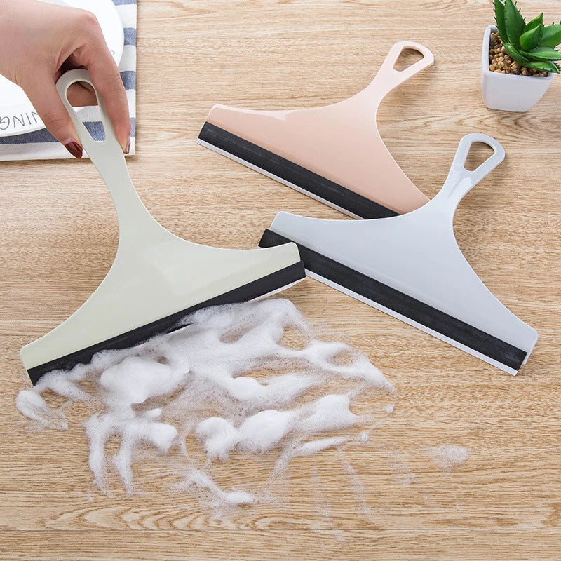 Glass Cleaning Tools Bathroom Mirror Squeegee Car Glass Scraper Cleaning Squeegee Wiper Windshield Silicone  Auto Washing Tool - Problems Solved