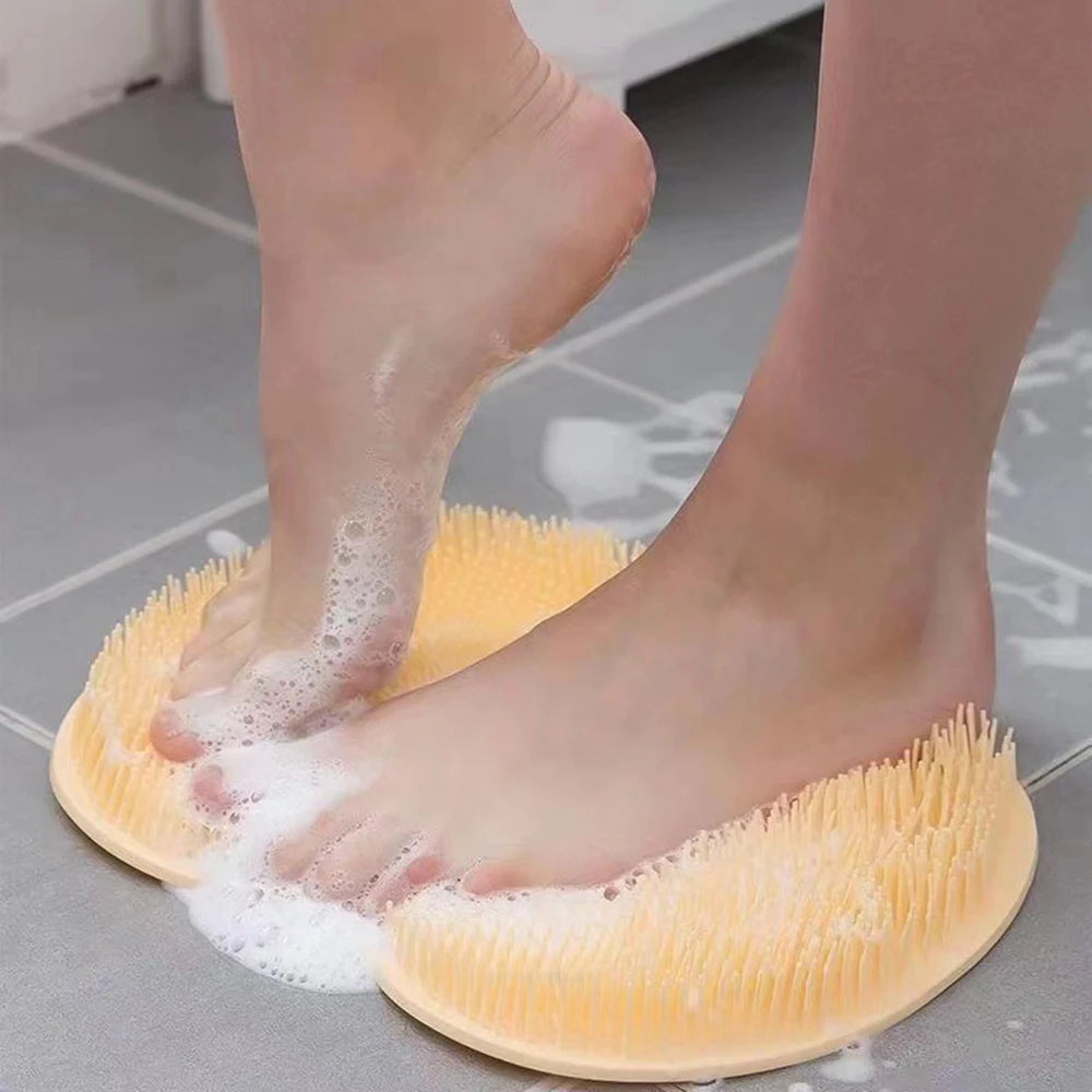 Bathroom Shower Anti Slip Mat, Circular Massage Foot Mat, Back - Problems Solved