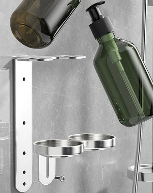 Bathroom Storage Rack Bathroom Soap Dispenser Highly Functional - Problems Solved