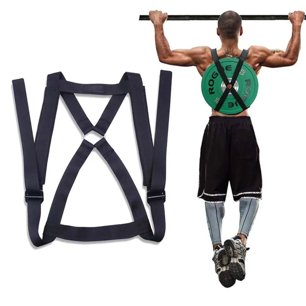 Home Weight Training Weighted Vest Strap - Barbell Plates for Pull-ups Plank Push-ups Portable Fitness Gear - Problems Solved